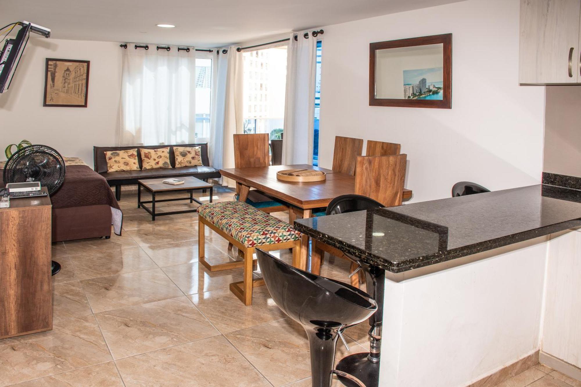 Apartamento Tranquilo Con Hermosas Vistas Cartagena Bagian luar foto